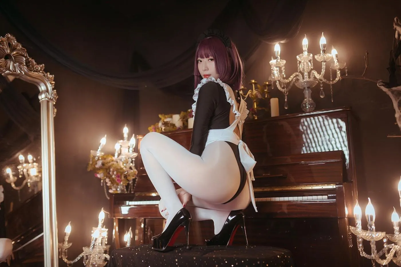 Money冷冷 – NO.31 高叉女仆 [25P]插图6